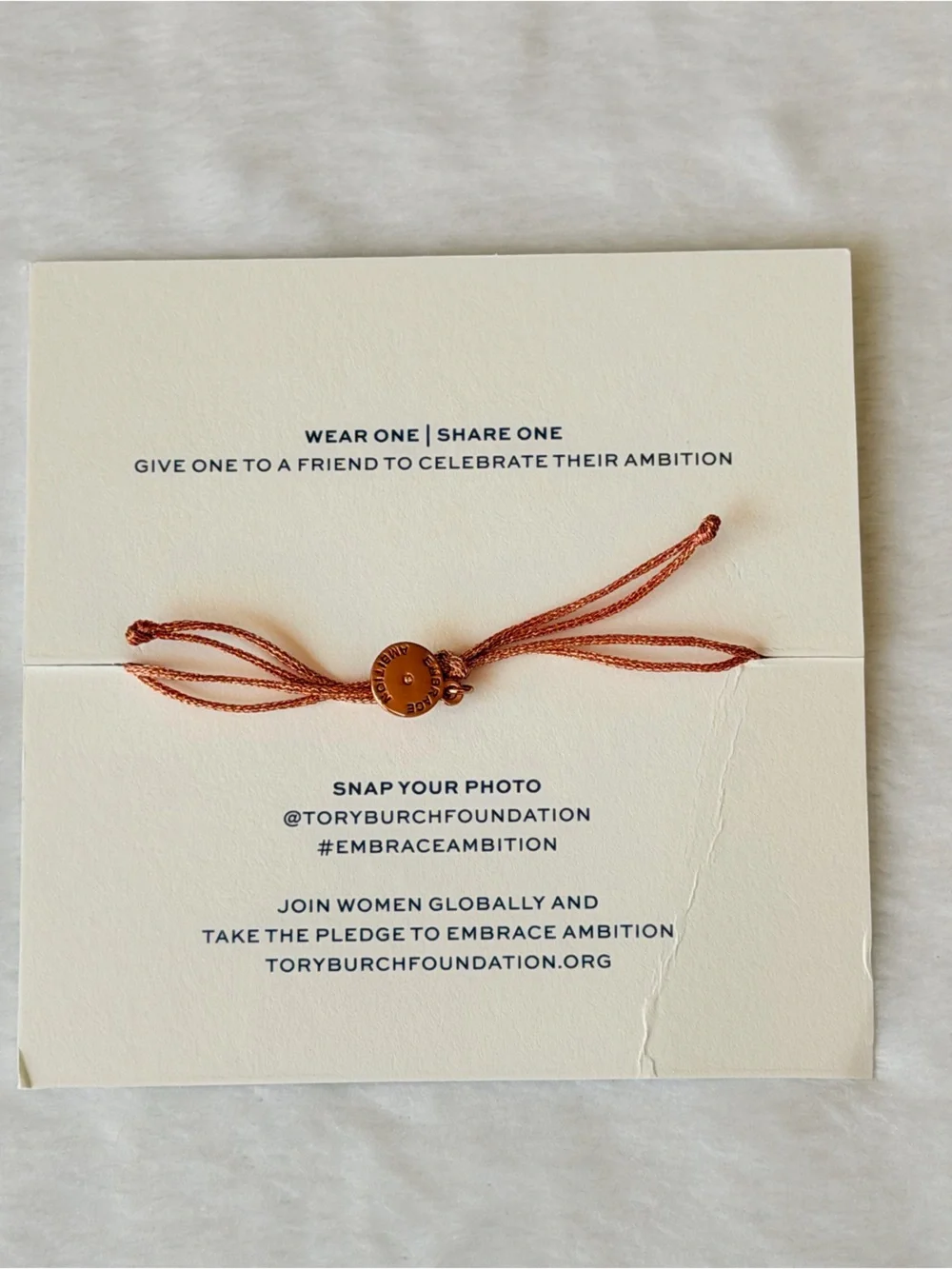 ✨NWT - Tory Burch Rose Gold EMBRACE AMBITION BRACELET